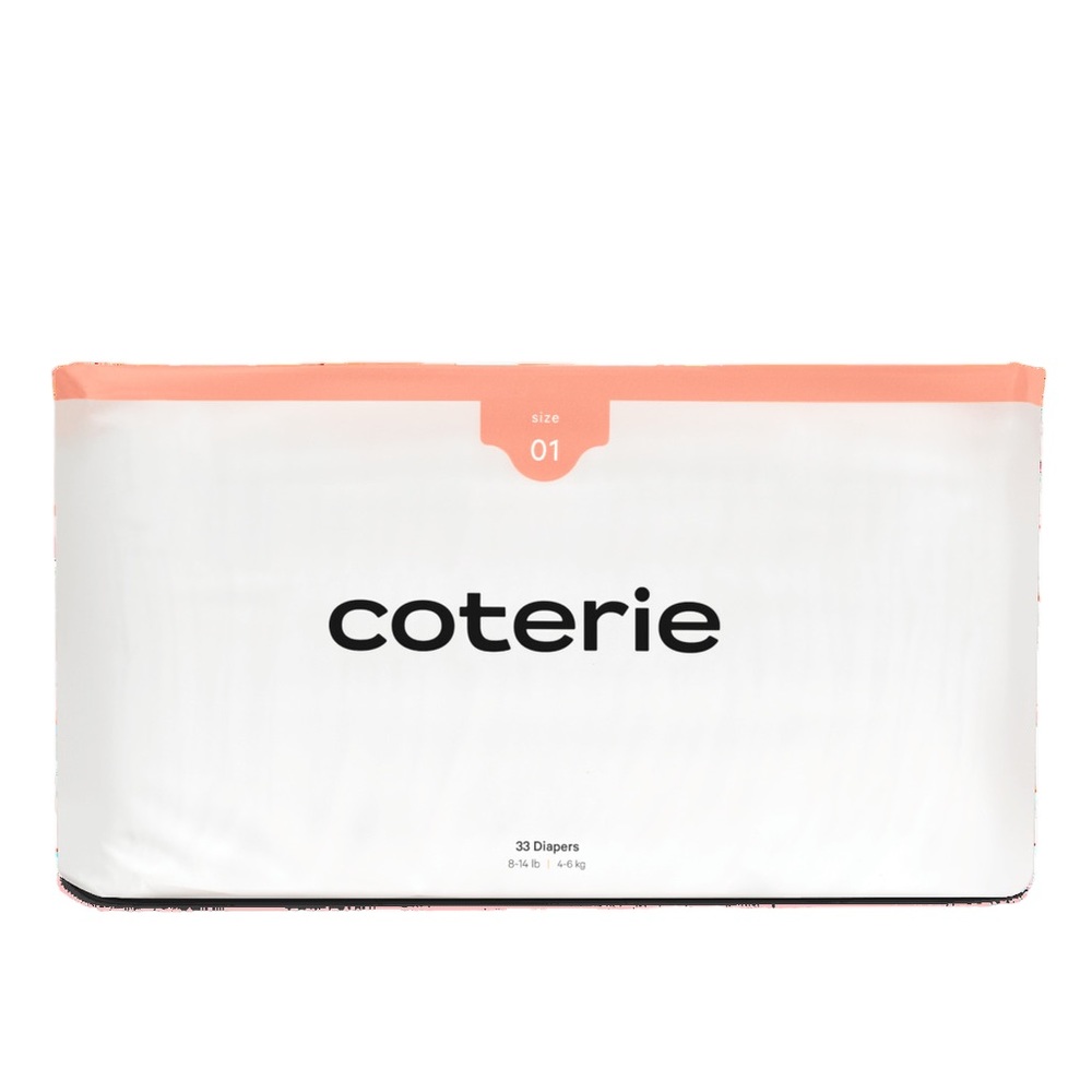 3 packs Coterie size 1 diapers